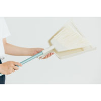 山崎産業 2989.jp+ マンションブルーム(PP)  ほうきちりとりセット　箒ちりとり　化繊ほうき 1セット