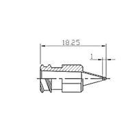 タイショー 精密ノズル TSコート付き TM-40S 1個 64-4380-57（直送品）
