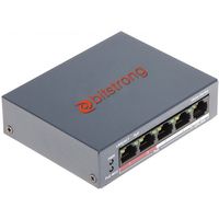 ビットストロング PoE/PoE対応 ネットワークスイッチ DS-3E0105P-E(B) 1台 64-7815-10（直送品）