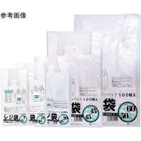 紺屋商事 レジ袋半透明 東8西25号 160(260)×360(100枚/冊) 00722408 1パック(100枚) 64-9609-99（直送品）