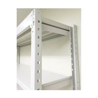 明興関包スチール 中量ボルトレスラック 増連 H2400×W1500×D600mm 天地5段増連 MN30-8560-5R 1組（直送品）