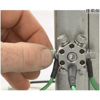 DESCO JAPAN グラウンドハブ、マルチ接地 09842 1個 65-0320-36（直送品）