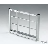 アズワン ■海外仕様 折りたたみ簡易クリーンブース(前面パネル板) ファンユニット2台付き 220ー240V CB1000G 1個（直送品）