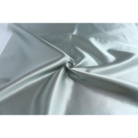 コスモテキスタイル 東レラルサテン 生地 巾92cm×5m切売カット グレー A8000-193-5M（直送品）