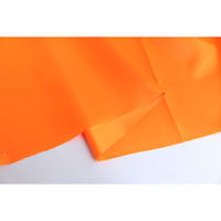 コスモテキスタイル 東レラルサテン 生地 巾92cm×4m切売カット 蛍光オレンジ A8000-253-4M（直送品）