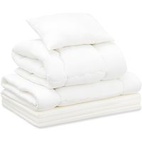 アイリスオーヤマ 布団10点セット マットレス付 シングル 組みふとん 寝具 介護 仮眠 布団カバー 除湿 低反発 KFS-M10ST ブラウン 1セット