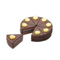 エド・インター 木のままごとあそび チョコバナナケーキ おままごと・おもちゃ 1個