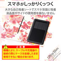 スマホケース 汎用 マルチケース Sサイズ レザー 手帳型 ディープピンク P-04PLFUSJPND エレコム 1個（直送品）