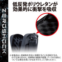 スマホポーチ 2台収納 Lサイズ 3Way 腰ベルトループ ショルダーベルトループ ブラック P-05CZ2BK エレコム 1個