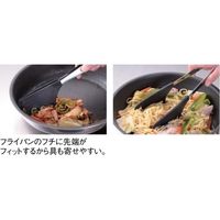 田辺金具 炒めものトング ブラックやきそばトング 2089285 1本