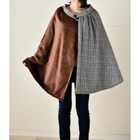 セトクラフト SF-6701-BR ブランケットスカート(チェック)ブラウン 1枚（直送品）