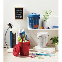 セトクラフト SF-9403 小物入れ(TRASH CAN)レッド 1個（直送品）