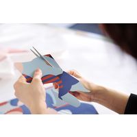 カモ井加工紙 mtリメイクシートスクエア サークル・ピンク×レッド MTCARS020 1セット(1枚×10)