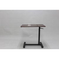 オスマック 角度が調整できるエアシリンダーリフトテーブル デスク ダークブラウン SCY-3650RDB 1台（直送品）