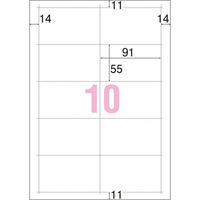 ジョインテックス 名刺カード用紙 100枚 A057J 1セット(1冊×3)