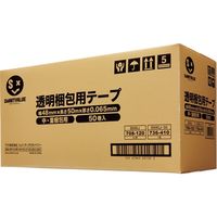 ジョインテックス 透明梱包用テープ中・重梱包用50巻 B690J-50　1箱（直送品）