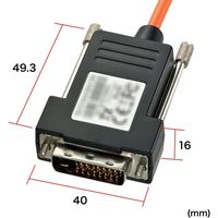 サンワサプライ DVI光ファイバケーブル（シングルリンク・30m） KC-DVI-FB30K 1本（直送品）