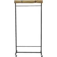 【軒先渡し】ヤマソロ ミュール パーテーションwithハンガーラック カーキ 41-436 1台（直送品）