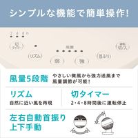 アイリスオーヤマ サーキュレーターアイ 18畳 左右自動首振り アイボリー PCF-SC15-EC １台