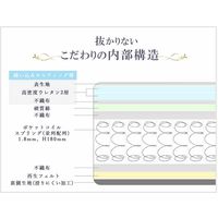 三栄コーポレーション 圧縮梱包ポケットコイルマットレス厚さ20CMダブル A1-EX2PDM_AS 1個（直送品）