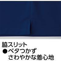 Asahicho（旭蝶繊維） E0015 長袖ポロシャツ ネイビー 4L 1枚（直送品）