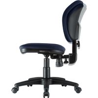 サンワサプライ オフィスチェア(ブルー)SNC-T162BL 1脚 背もたれロッキング・スイング機能 ウレタン布張り事務椅子 ナイロンキャスター（直送品）