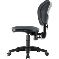 サンワサプライ オフィスチェア(グレー)SNC-T162GY 1脚 背もたれロッキング・スイング機能 ウレタン布張り事務椅子 ナイロンキャスター（直送品）