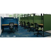 【軒先渡し】プラスファニチャーカンパニー コプレ 事務イス 肘無 グレー×オリーブ KC-CK61ML OL         1脚（直送品）