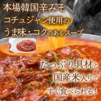 味の素 ユッケジャンクッパ 国産米入り 1人前（290g） 1セット（3個） 米飯 レトルト 韓国食品