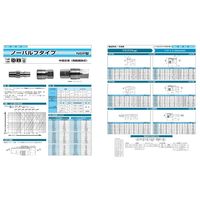 ノーバルブタイプ NSP型 ソケット NSM型 おねじ SUS304 中圧用(両路開放式)口径1/8 6A 1NSM-304-N（直送品）