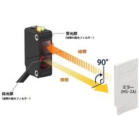 オートニクス 長距離検出小型光電センサ (回帰反射型/検出距離3m/配線引き出しタイプ2m) BJX3M-PDT 1個 64-9616-30（直送品）