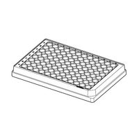 Microplate 96/U， 黒色ウェル， PCR clean， ボーダー 白， 80枚(5袋×16枚) 0030 601.807（直送品）