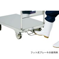 テックサス フットブレーキ付ニューウイング NW-1260E-FB 1台 64-0785-79（直送品）