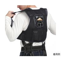 日本緑十字社 熱中症予防対策商品 フルハーネスベストCOOL 375627 1組 64-2303-33（直送品）