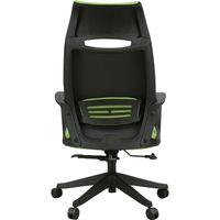 【軒先渡し】関家具 ハイバックチェア ニード ファブリック グリーン 205093 1脚（直送品）