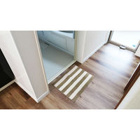 オカトー バスマット sofmore 45×60cm ブラウン 373240 1個