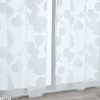 スミノエ DISNEY セミオーダー レースカーテン ミッキー バルーンボイル 2900×1740mm ホワイト １セット(2枚入)（直送品）