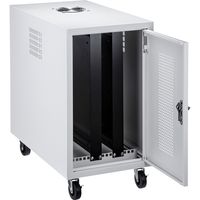 サンワサプライ キャスター付きハブボックス(4U・ホワイト) CP-THBOX4UW 1台（直送品）