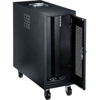 サンワサプライ キャスター付きハブボックス(2U・ブラック) CP-THBOX2UBK 1台（直送品）