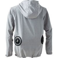 中国産業 1868C's CLUBWZ・メランジフードジャケット杢シルバーF 1868-122-F 1枚（直送品）