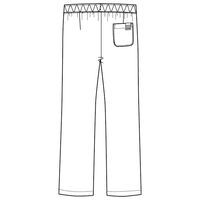 フォーク レディスストレートパンツ ピンク LL 6012SC-3 1枚　スクラブ（直送品）