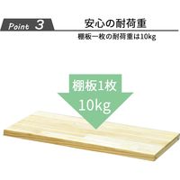 エイ・アイ・エス パインラック用 棚板 幅790×奥行300mm ナチュラル HZPR-S80 NA 1枚（直送品）