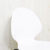 【軒先渡し】後藤家具物産 シンプルデザインルームチェアー ホワイト CC-RC-WH-2 1セット(2脚入)（直送品）