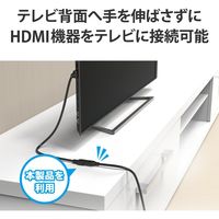HDMI 延長 ケーブル 0.5m 4K 60p 金メッキ ブラック DH-HDEX05BK エレコム 1個