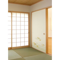 菊池襖紙工場 粘着ふすま紙 笹竹 KN-231 1本（直送品）