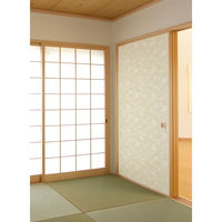 菊池襖紙工場 粘着ふすま紙 桜花 KN-233 1セット（5本入り）（直送品）