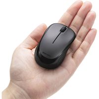 サンワサプライ 静音ワイヤレスブルーLEDマウス(ダークシルバー) MA-WBS311DS 1個