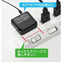 サンワサプライ 節電エコタップ(2P・6個口・2m・ホワイト) TAP-S18-2 1個（直送品）