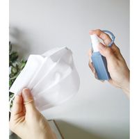 グローバルアロー 除菌スプレーボトル 30ml レクタングル型 ブルー 391795 1個（直送品）