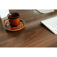 ラックPCデスク コンセント付 BR 幅1200×奥行640×高さ1220mm ブラウン×ブラック T-3578BR 1台（直送品）